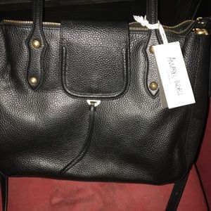 Annabel Ingall Camilla Black Pebble Leather Bag